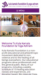 Mobile Screenshot of kulakamalafoundation.org