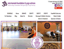 Tablet Screenshot of kulakamalafoundation.org